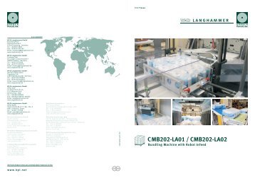 CMB202-LA01 / CMB202-LA02 Bundling Machine ... - Langhammer