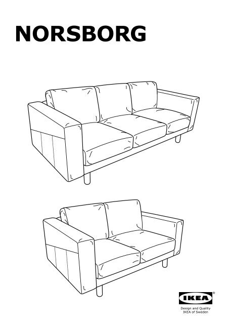 Ikea NORSBORG - S69125314 - Assembly instructions