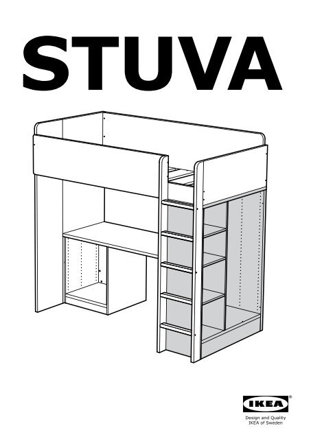 IKEA　STUVA Ikea STUVA - S69027460 - Assembly instructions