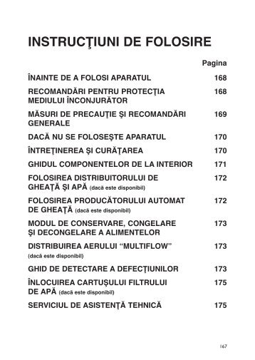 KitchenAid US 20RIL - Side-by-Side - US 20RIL - Side-by-Side RO (858644711010) Mode d'emploi