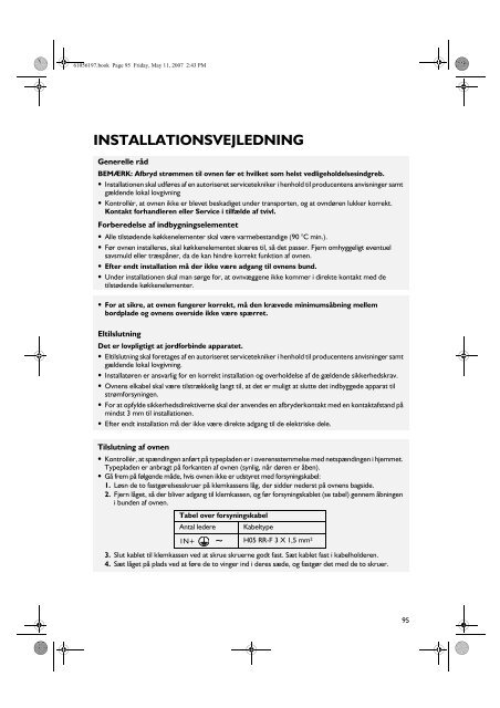 KitchenAid OV B32 B - Oven - OV B32 B - Oven DA (857922729000) Istruzioni per l'Uso