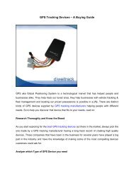 GPS Tracking Devices – A Buying Guide