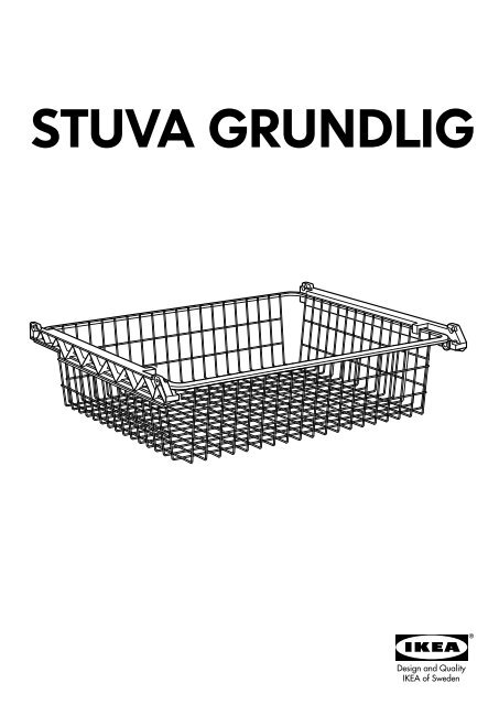 Ikea STUVA - S59172037 - Assembly instructions
