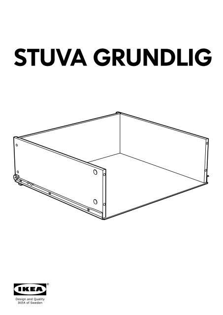 IKEA　STUVA Ikea STUVA - S19180505 - Assembly instructions