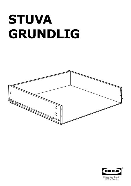 Ikea STUVA - S99047372 - Assembly instructions