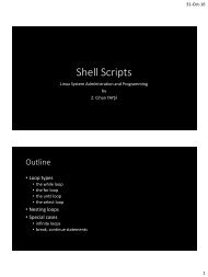 Shell Scripts