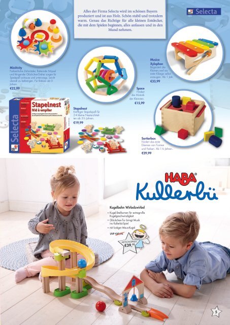 Spielwaren Lütgenau Weihnachtskatalog - Kinderträume HW 2016