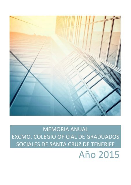 MEMORIA ANUAL 2015