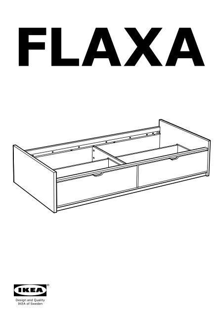 Ikea Flaxa S39031915 Assembly, Ikea Twin Bed Instructions