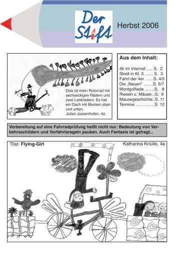 "Stift" (Ausgabe Herbst 2006) können Sie sich - Grundschule Suttrop