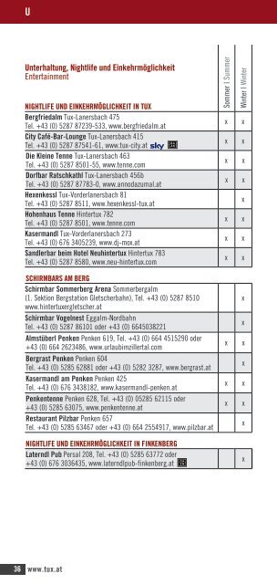 Info Guide Sommer & Winter 2023-24