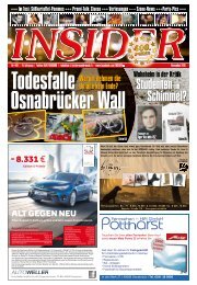 INSIDER Osnabrück // November 2016 // No. 400