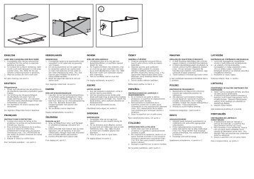 Ikea GODMORGON / ODENSVIK - S69903539 - Manuals
