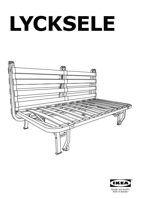 Ikea LYCKSELE L&amp;Ouml;V&amp;Aring;S - S49149896 - Assembly instructions