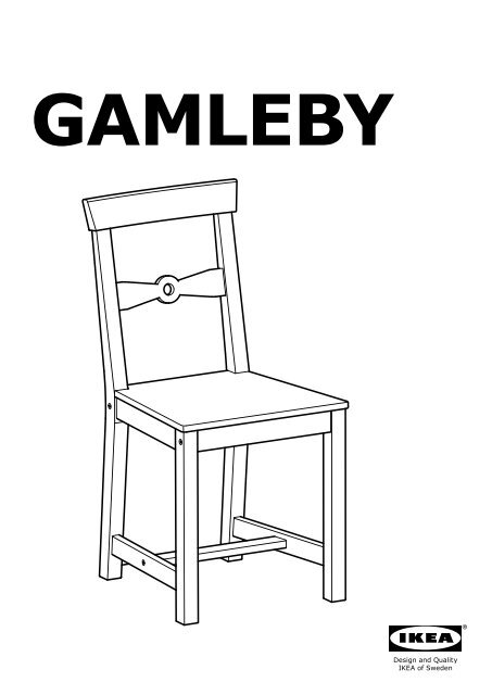 Ikea Gamleby 60247051 Assembly Instructions