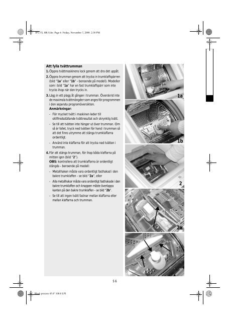 KitchenAid TLS 8 - Washing machine - TLS 8 - Washing machine SV (858481038270) Mode d'emploi
