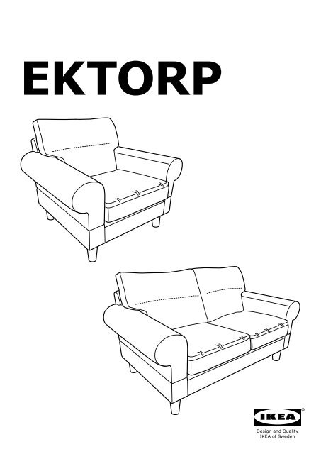 Ikea EKTORP - S79129104 - Assembly instructions