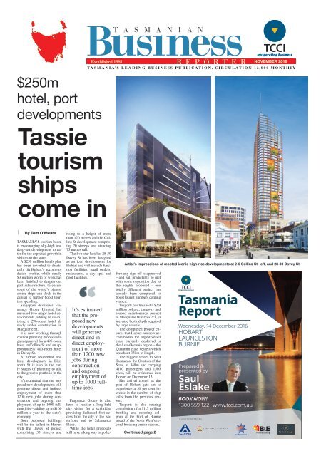 Tasmanian Business Reporter November 2016 