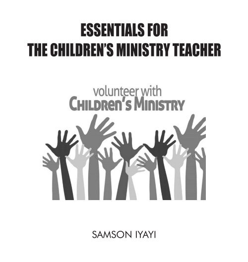 Essentials for the Children's Minstry Teacher