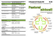 Pastoral-aktuell - Pastoralverbund Rüthen