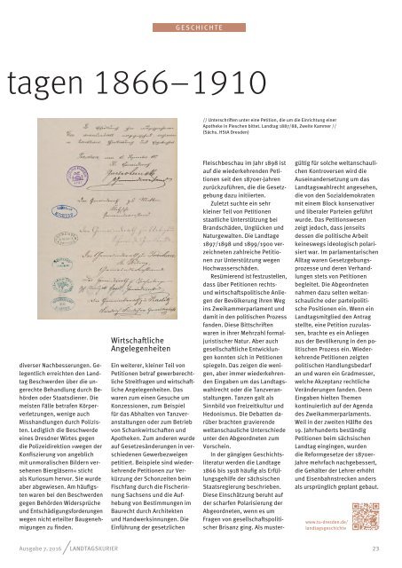 Landtagskurier, Ausgabe 7/2016