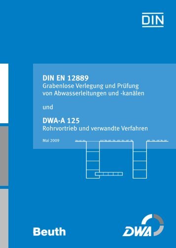 DIN EN 12889 DWA-A 125