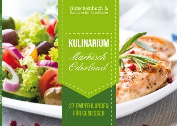 KULINARIUM - Gutscheinbuch & Kulinarischer Reiseführer VORSCHAU