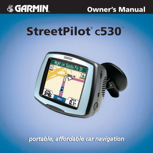 Garmin STPc530 OEM,AM,Mopar,KA Kit - Owner's Manual