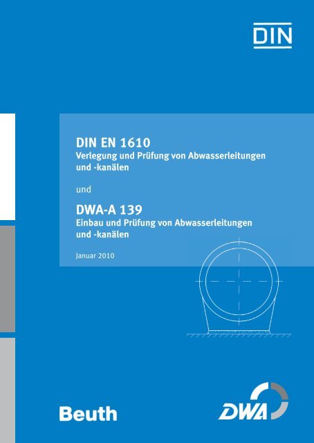 DIN EN 1610 DWA-A 139