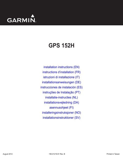 garmin 152h