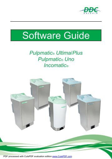 Software  Guide Pulpmatic Ultima  Eco Uno Incomatic V1.1