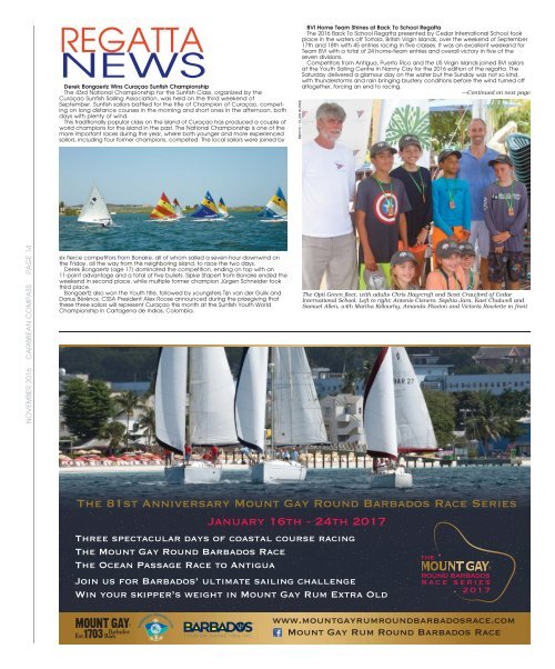 Caribbean Compass Yachting Magazine - November 2016