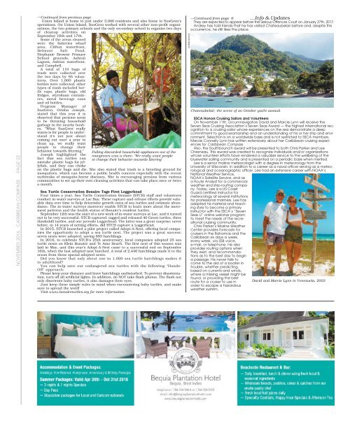 Caribbean Compass Yachting Magazine - November 2016