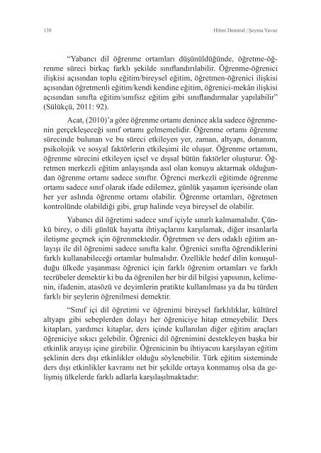 Eğitim ve İnsani Bilimler Dergisi