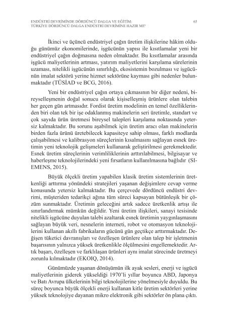 Eğitim ve İnsani Bilimler Dergisi