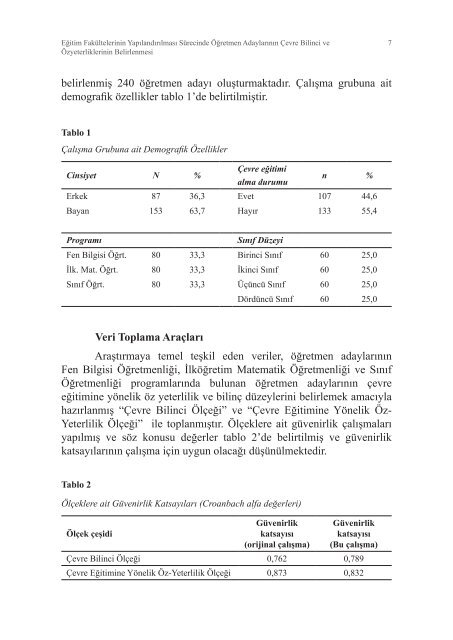 Eğitim ve İnsani Bilimler Dergisi