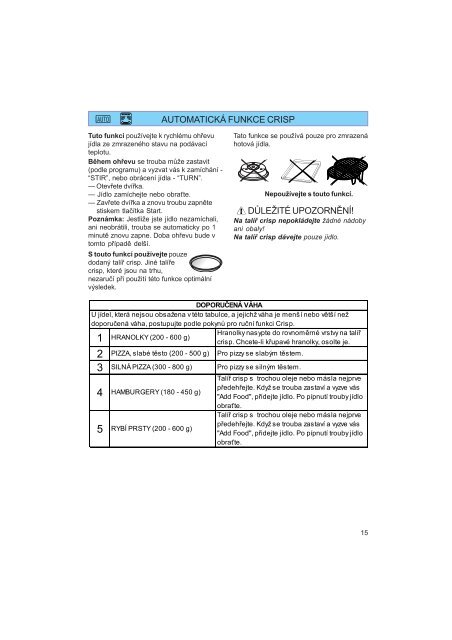 KitchenAid JT 358/Alu - Microwave - JT 358/Alu - Microwave CS (858735845640) Mode d'emploi