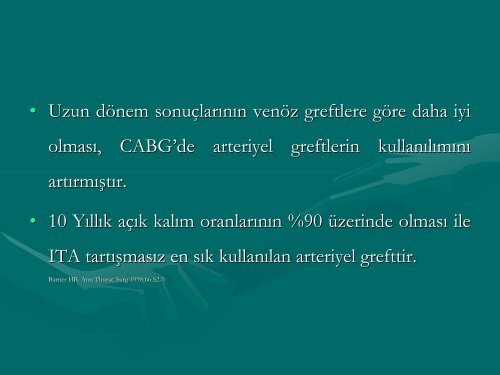 materyal - metod - Türk Kalp ve Damar Cerrahisi Derneği