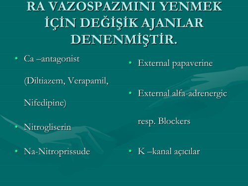 materyal - metod - Türk Kalp ve Damar Cerrahisi Derneği