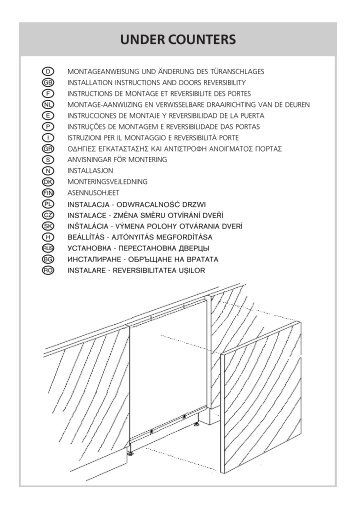 KitchenAid URI 1441/A+ - Refrigerator - URI 1441/A+ - Refrigerator EN (855043201300) Installazione