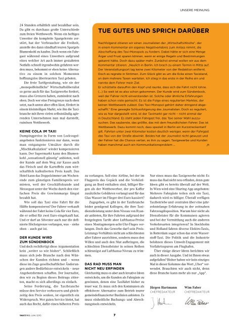 Taxi Times International - Juni 2015 - Deutsch