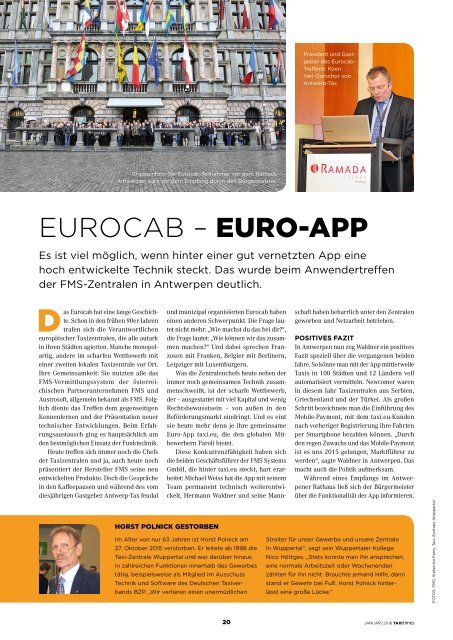 Taxi Times International - Januar 2015 - Deutsch