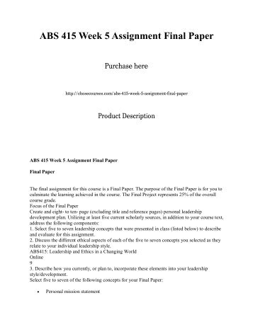 mgnt 415 final paper United states environmental protection agency information services and library washington dc 20460 epa/imsd-86-005 december 1986 epa bibliographic series chemical emergency preparedness and prevention. mgnt 415 final paper United states environmental protection agency information services and library washington dc 20460 epa/imsd-86-005 december 1986 epa bibliographic series chemical emergency preparedness and prevention.