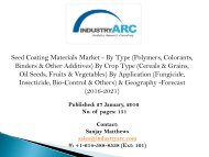Seed Coating Materials Market: huge demand for highly yielding and disease resistive crops during 2016-2021