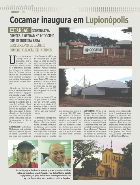 Jornal Cocamar Fevereiro 2016