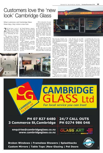 Waikato Business News October/November 2016