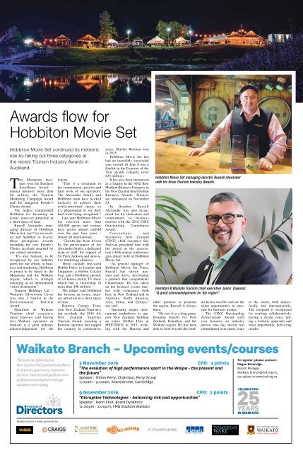 Waikato Business News October/November 2016