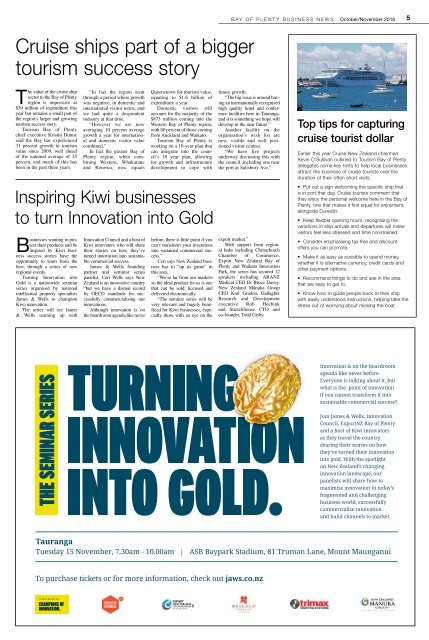 Bay of Plenty Business News October/November 2016