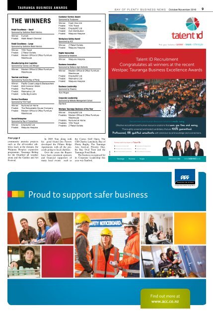 Bay of Plenty Business News October/November 2016