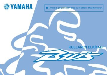Yamaha BW's 125 - 2011 - Manuale d'Istruzioni TÃ¼rkÃ§e